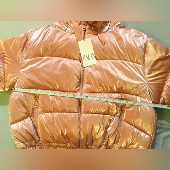 Zara Hooded Puffer Jacket NWT - Picture 11 of 14